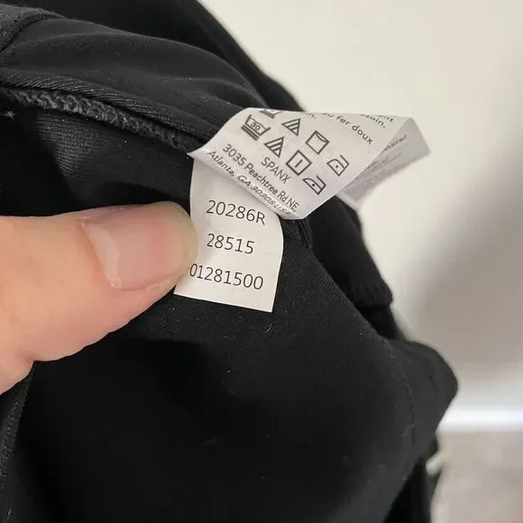 Spanx Size S Black White Piping The Perfect Pant High Rise Ankle Leggings - Picture 7 of 8